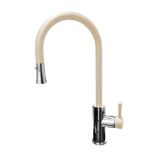 Смеситель для кухни GranFest  7652 кашемир